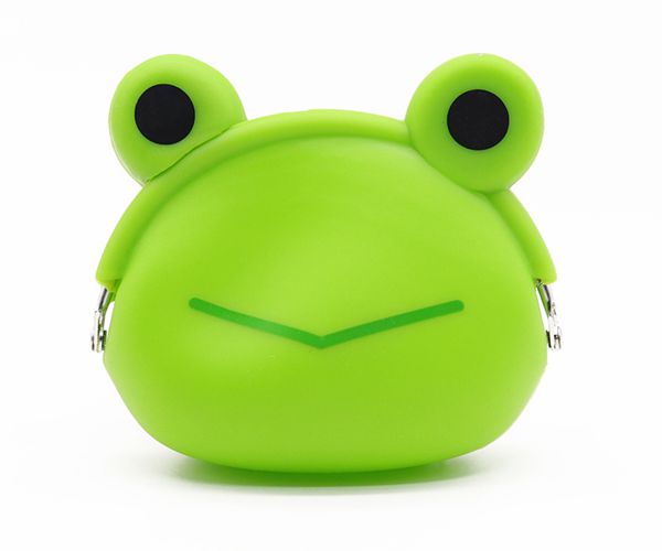 硅膠零錢袋，青蛙硅膠錢包，學(xué)生硅膠錢袋
